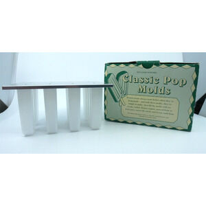 Vintage Williams Sonoma Classic Pop Molds Popsicle Maker 8 Pops